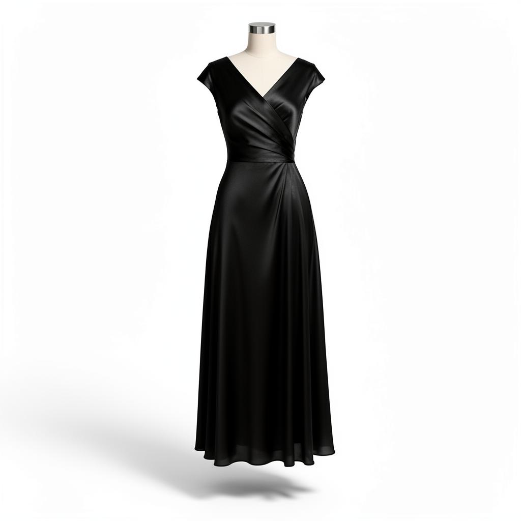 Noir Silk Gown